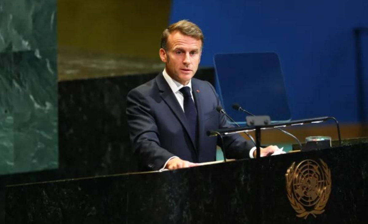 الرئيس الفرنسي: السعودية أقنعت الكثيرين بالتوقيع على إعلان نيويورك لدعم حل الدولتين - أخبار السعودية