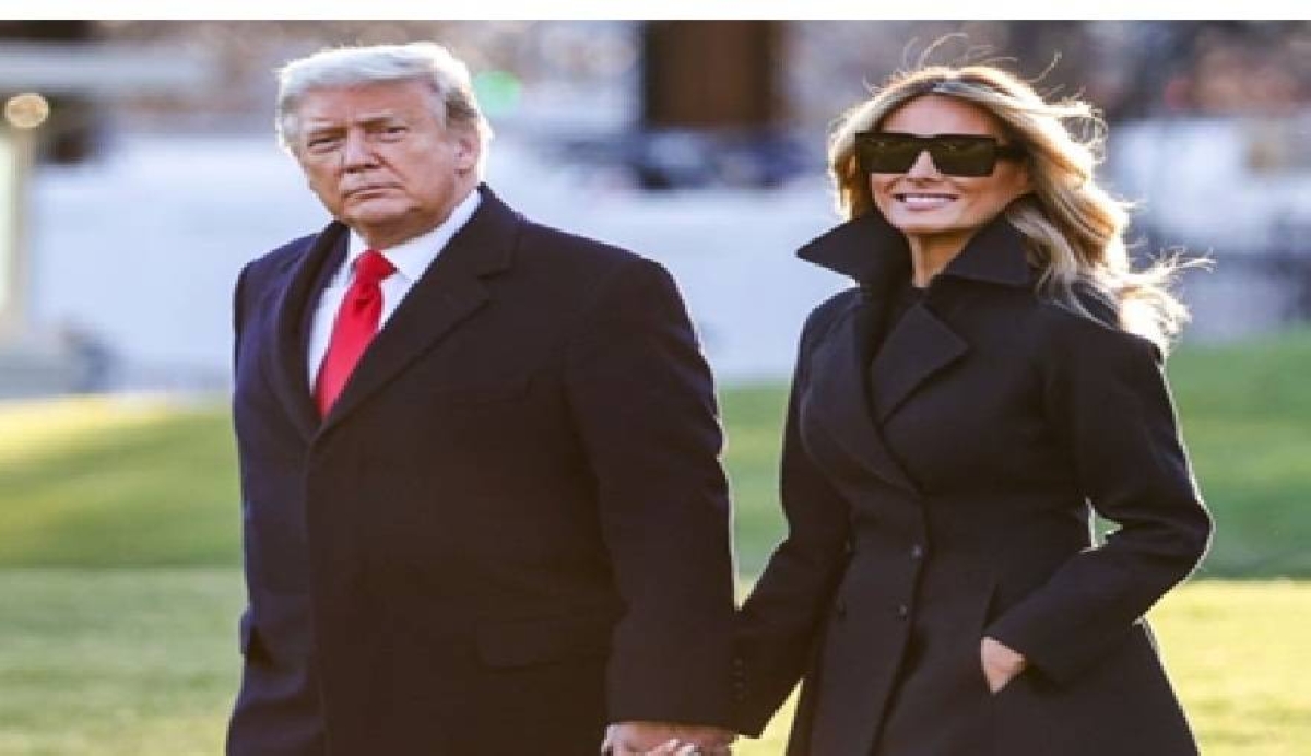 سر إطلالة ترمب وميلانيا يثير فضول الإعلام البريطاني - أخبار السعودية