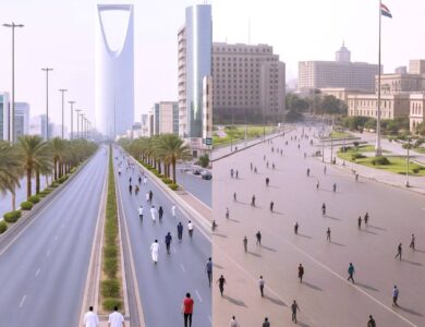 كيف تبدو شوارع الرياض والقاهرة ومدن عربية أخرى بلا سيارات؟ - أخبار السعودية