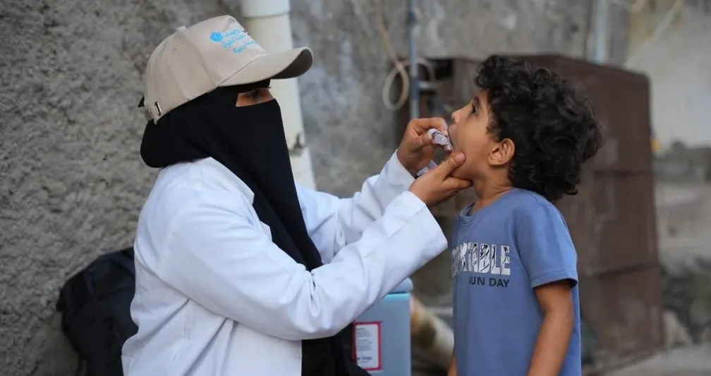 حملة يمنية لتطعيم 1.3 مليون طفل ضد الشلل